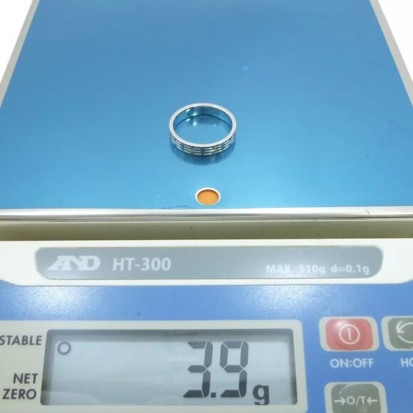 Authentic HERMES Kilim Ring 18K White Gold US:6 - Picture 11 of 11